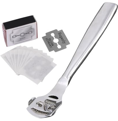ANKROYU Rebajado De Artesanía En Cuero, Herramientas De Rebajado De Artesanía En Cuero Para Bricolaje, Hoja Para Rebajar Cuero, Troquel De Corte De Cuero, Rebajado De Bordes Con Cuchillas Para Adelgaz