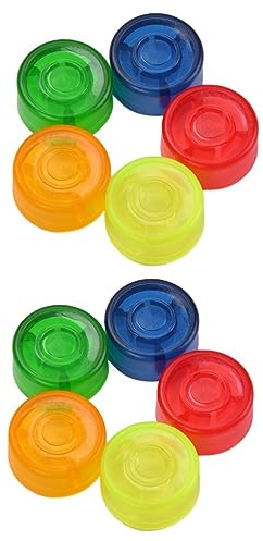 ifundom 10pcs Guitar Amplifier Knob Guitar Control Knob for Effects Pedals for Foot Switch