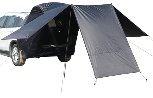 SUV-Kofferraumzelt – Auto-Campingzelte | Langlebiges Auto-Markisen-Campingzelt | Mühelos tragbares Auto-Heckklappenzelt | Outdoor-Autozelt für Camping, Reisen, Familienaktivitäten im Freien