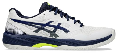Asics 1071A088 - Gel-Court Hunter 3 102 White/Blue EXPANS Gr. 10,5