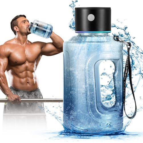 Agua Hidrogenada Maquina, 1500ML Hydrogen Water Bottle Ionizador de Agua Hidrógeno Portátil USB Recargable Tecnología Pem Generador Hidrógeno Deporte Hogar Oficina Viajes Bebida Diaria