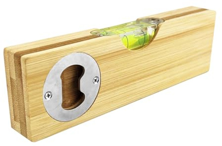 Multifunktionales Wasserwaage Werkzeug Und Flaschenöffner Holz Wasserwaage Mit Öffner Praktischer Wasserwaage Werkzeugöffner Für Zuhause Und Enthusiasten