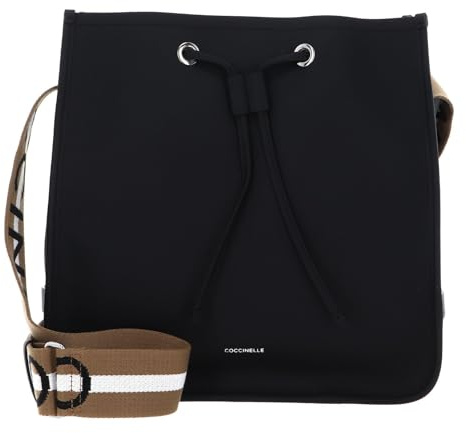 Coccinelle Pelle borsa a tracolla Raquel Crossbody Bag Noir/Cuir nero
