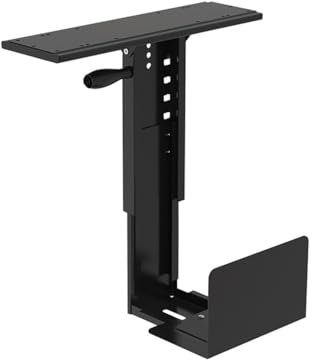 Soporte de torre para computadora Soporte ajustable for PC debajo del escritorio y soporte de pared for CPU, soporte for CPU for caja de PC, soporte for soporte for PC debajo del escritorio, soporte f