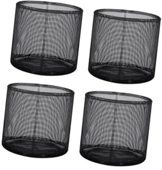 KESOTO 4 Pieces Aquatic Planting Bags Plant Pots Versatile Breathable Pond Planter Plant Bags for Water Lily Aquatic Potato Onion, Round