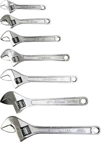 Dunnet Tools Chiavi regolabili, piccola chiave regolabile, mini set di chiavi per strumenti idraulici, fai da te, bici e spazi ristretti, strumento manuale compatto per meccanica, casa e officina (da