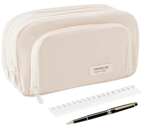 Federmäppchen Schreibwaren Organizer Tasche | Ästhetisches Federmäppchen Für Schule, Studium, Kindergarten, Lehrer, Rucksack, Reise, Geburtstag,