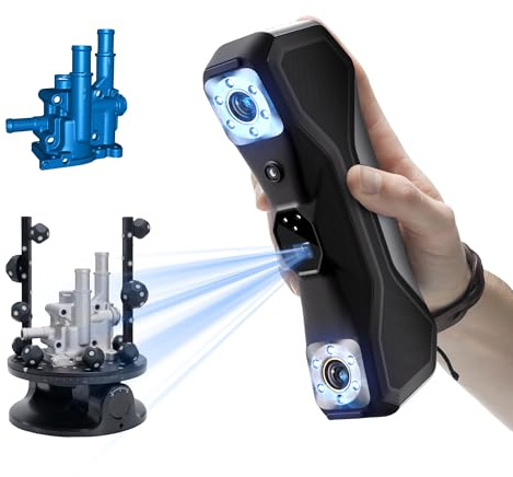 Revopoint MetroX Pro 3D-Scanner für 3D-Druck, 30+15 blauer Laser, Advanced