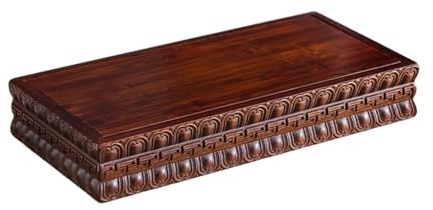 Table d'autel de méditation en bambou – Mini porte-encens de prière pour Bouddha et Guanyin – 50 x 24,9 x 7,6 cm, parfait pour la méditation à la maison et les pratiques spirituelles