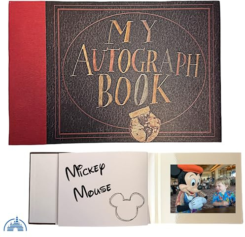 Kaizen Kreations Autograph book photo album Combo. Disney World Accessories for Trip to Disneyland or Disney Cruise Essentials