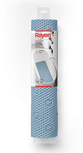 Rayen, Tappeto da bagno, Tappeto doccia/vasca, Morbido e imbottito, Base antiscivolo, con ventose ad alta resistenza, 45 x 91 cm (2343.02)