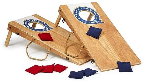BEX Sitzsack-Wurfspiel – Cornhole | 61 x 30 x 7 cm | leicht und tragbar | perfekt für Strand und Garten | familienfreundliches Outdoor-Zieltraining | Familiensporttag