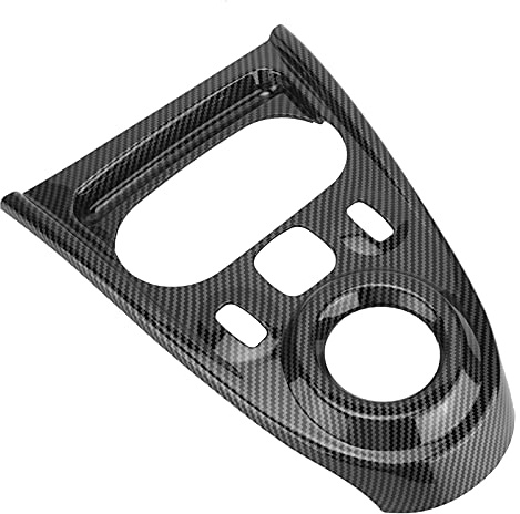 Fydun Mittelkonsole Rahmen Abdeckung Trim Schalttafelabdeckungen im LHD Carbonfaser Stil Auto Dekoration Aufkleber für Smart Fortwo für four 453 2015–2021