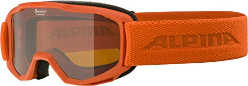 ALPINA PINEY - Beschlagfreie, Extrem Robuste & Bruchsichere Skibrille Mit 100% UV-Schutz Für Kinder