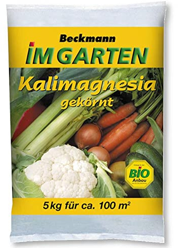 BECKMANN Kalimagnesia Patentkali 5 kg Gartendünger Universaldünger Kalidünger