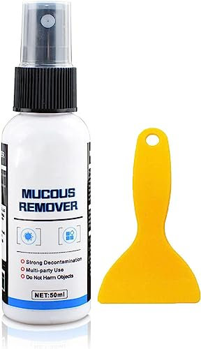Allzweck-Klebstoffentferner, multifunktionaler Klebstoffentferner, Schleimlöser zum Entfernen von Kleber, schnelles Reinigungsspray für Autoglasetiketten und Aufkleber für Autofensterfolien (1 Set)
