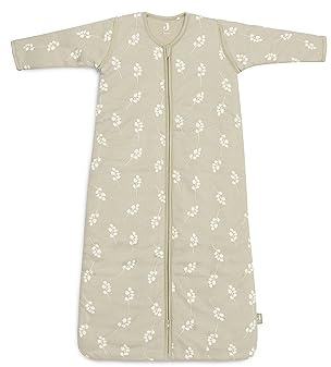 Jollein sovsäck baby – dubbel, olivgrön – 90 cm – bomull – 2,0 till 3,0 tog – avtagbara ärmar – baby sovsäck – olivgrön