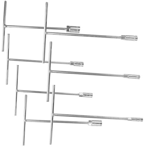 OSALADI 7 Stück T-griff Steckschlüsselsatz Aus Vanadium Stahl Metrischer T-griff Schraubenschlüssel Für Auto Reparaturen Langlebig Und Rostfrei 8mm 10mm 12mm 13mm 14mm 17mm