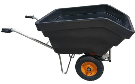 Schubkarre Farmer 300L Kelberg PET Wanne XXL Kunststofffelge 400-8 2 Rad 6PR