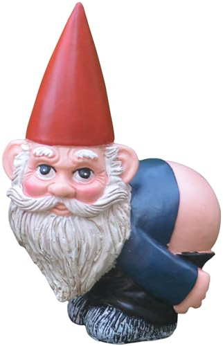 BQKMTPVA Nain de Jardin, Sculpture Jardin, 7.5x5.5x11.5CM Statue Nain de Jardin Exterieur, Ornements de Jardin pour l'intérieur ou l'extérieur, Statue de GNOME (A)
