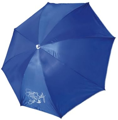 SUN & SURF Sombrilla Muy Grande TOP de Playa Inclinable Sistema SAFE and STABLE con Protección Solar UPF50+, 220cm, Reclinable y Resistente al viento