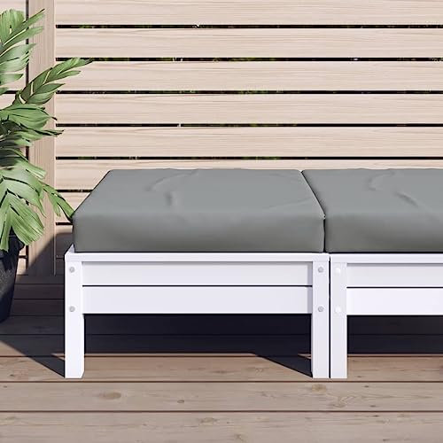 Tidyard Palettenkissen Palettensofa-Kissen Palettenmöbel Sitzkissen Rückenkissen Palettenpolster Palettenauflage Polster Auflage Grau 60x60x8 cm Oxford-Gewebe