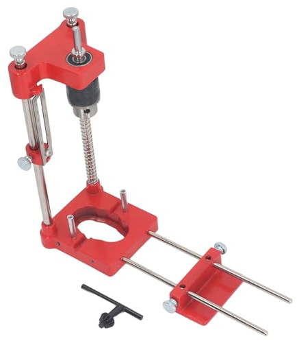 Sunicon Woodworking Drill Locator, Portable Drill Guide High Accuracy Aluminium Alloy Hole Punch Template Guide Tool