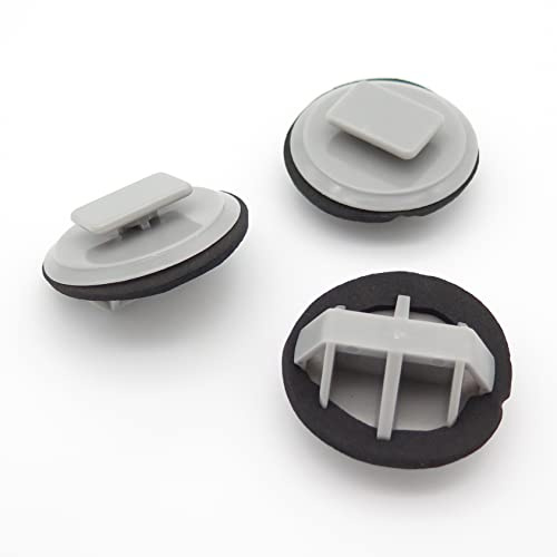 VVO Fasteners- Grau Kunststoff-Clips. Seitenschweller, Schwellerverkleidung. Kompatibel mit einigen Mazda MX-5, 3, CX-3, CX-5, RX-8, 2, (Packung mit 10 Clips)