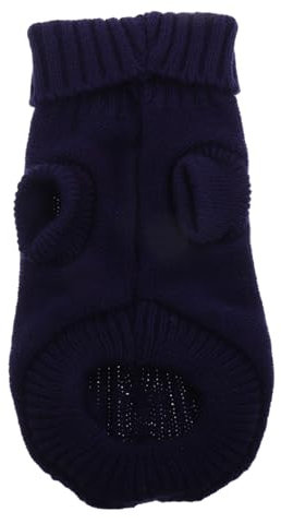 BESPORTBLE Hundepullover Für Kleine Hunde Gestrickt Und Warm Einfarbiger Rollkragenpullover Bequem Und Praktisch Für Kalte Tage Als Winterbekleidung Für Kleine Rassen