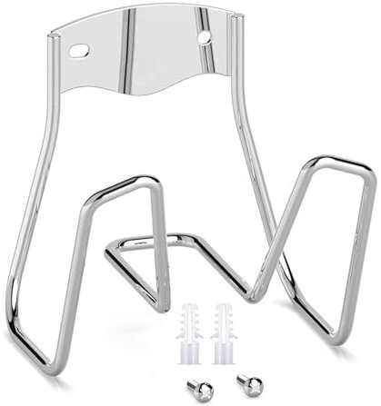 MCAOAL Manguera de jardín de metal, soporte para mangueras de agua, perchas de jardín, mangueras de montaje en pared, ganchos para mangueras de agua