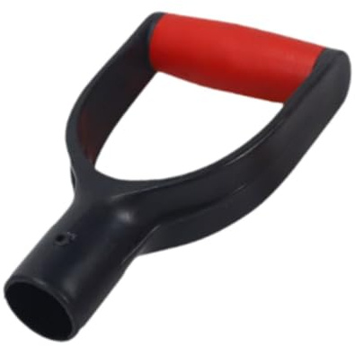 FewNvWa Garden Spade D Grip Handle with 32mm Inner Diameter Parts, Red Black