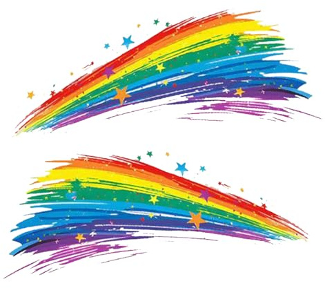 Regenbogen Autoaufkleber | Langlebige Regenbogen Aufkleber Für Fahrzeuge,Wasserdichte Deko Für Familie Freunde Kollegen Fahrräder Türen LKW SUVs Motorräder