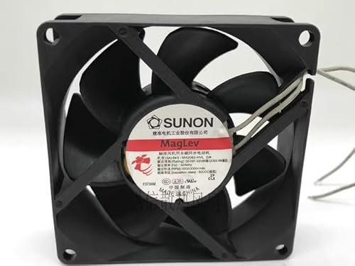 80MM Computer case fan， 8025 MA2082-HVL.GN 220V/240V 4.6W 2-wire AC fan