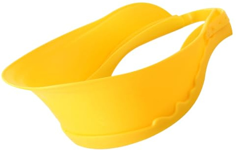Duschhaube Wasserdichter Augenschutz für Verstellbar Haarewaschen für Monaten Jahren Gelb