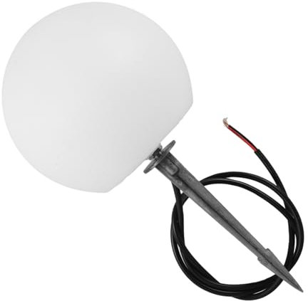 GALPADA Lampada a Globo Ornamentale 15 Cm Picchetto Per Lampada Da Cortile 220v, Luce a Globo Per Esterni Per Prato Da Giardino, Luci Decorative Da Giardino Per Patio e Vialetti