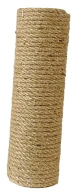 Hemobllo Rascador para Gatos Poste De Rascado De Madera Maciza 6 Cm x 40 Cm Columna De Escalada para Interior Accesorios para Gatos Domésticos