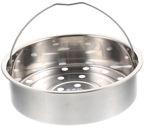 INOOMP Olla Arrocera Al Vapor Cesta Vaporera Práctica De Acero Inoxidable Inserto Reutilizable Para Cocinar Al Vapor Para Verduras Olla Arrocera