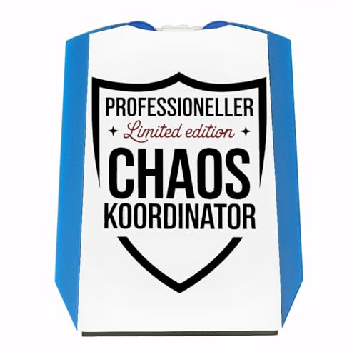 speecheese Parkscheibe Chaos KOORDINATOR Limited Edition Lustiger Eiskratzer als Geschenk für Autofahrer