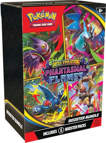 Pokémon TCG: Mega Evoluzione - Pacchetto Booster Fiamme Fantasmali (6 Booster Pack)