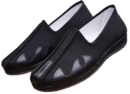SXTYYH Tai Chi Chaussures De Kung Fu, Décontractées Anciennes Chaussures En Tissu De Pékin for Femmes Et Hommes Chaussures D'arts Martiaux for L'entraînement(38EU,Noir)