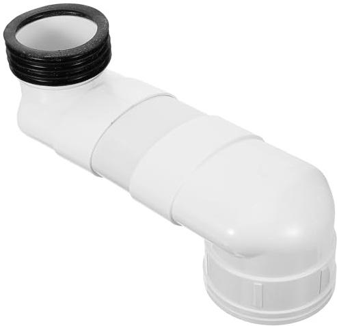 MAGICLULU Kit Spostamento Water Connettore Flangia Wc in Plastica Regolabile, Dispositivo di Spostamento Scarico Bagno per Installazione Semplice e Uso Residenziale e Commerciale