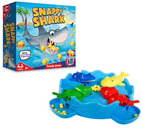 HTI Toys Traditional Games Hungry Snappy Shark Family Board Game For Kids Adults Boys & Girls, 1374311