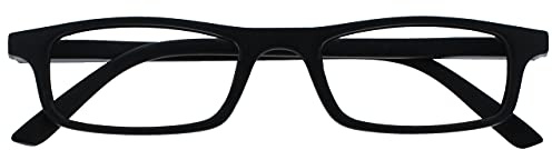 The Reading Glasses Company Die Lesebrille Unternehmen Schwarz Leicht Leser Designer Stil Herren Damen Federscharniere R17-1 +1,50