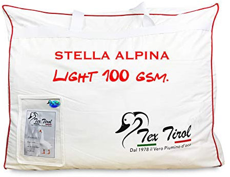 Piumino Tex Tirol © Stella Alpina Light 100% Piumino Oca Leggero Estivo - Matrimoniale 2 PIAZZE CM. 250X200
