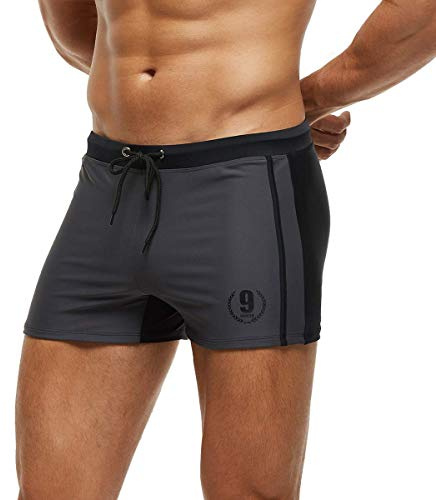 Arcweg Bañador de Natación Hombre Traje de Baño Corto para Hombres Calzoncillos Secado Rápido Elástica Deportes Acuáticos L(EU)