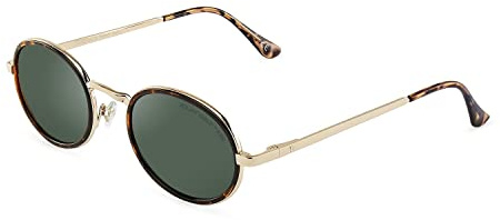 CLANDESTINE - Gafas de Sol Unisex - Modelo Ovo - Lentes de Nylon y Montura de Acero - Talla Única - 144 mm x 51 mm