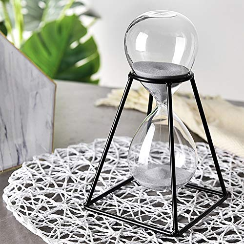 Ransparent Glas Sanduhr,Einzigartiges kreatives Souvenirges Hourglass Timer,für Wohnungen,Büros und auch als dekorative Timeruhr,visueller Timer,30 Minuten.