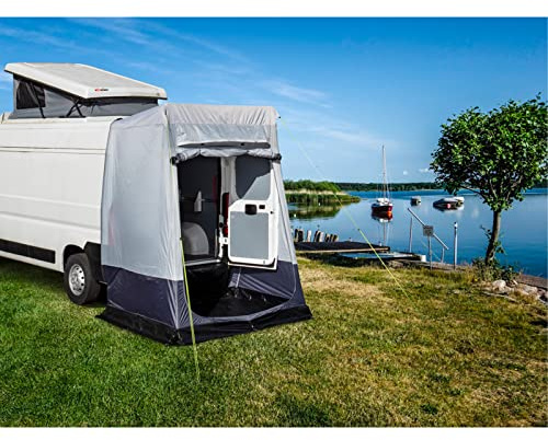 Reimo Tent Technology Heckzelt DUCATISSIMO Premium passend für Ducato und baugleiche, inkl. Boden, Grau