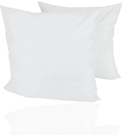 2er Set Wasserdichter Kissenbezug 50 x 50 cm Kissenschoner mit Reißverschluss Anti Milben Atmungsaktiv