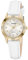 TASGO Women's Leather Quartz Watch Easy Read Watch with Diamond Luminous Waterproof Fashion Wristwatch for Women Ladies Girls (Gold White)